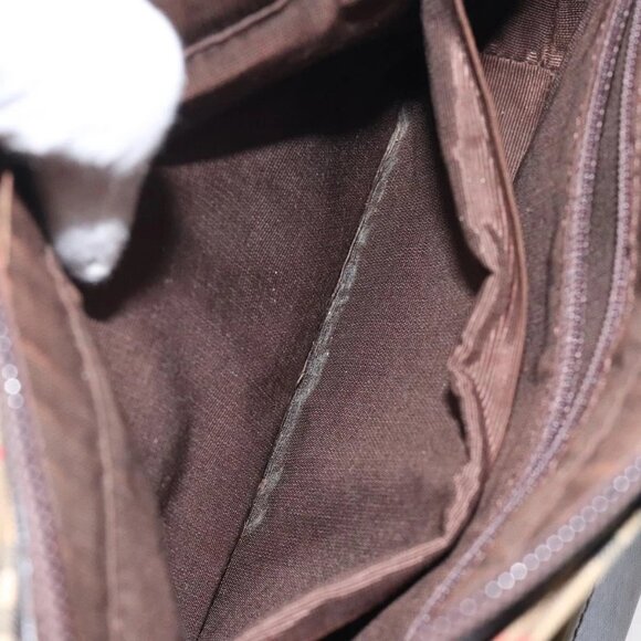 BURBERRY Nova Check Hand Bag Canvas Beige Auth 120467 - Picture 11 of 16